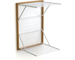Arredamenti Italia Koral Ciliegio - Houten Handdoekrek - Inklapbaar Wanddroogrek - 13m Drooglengte