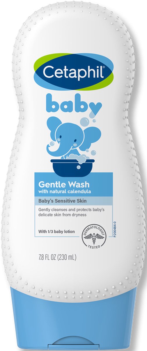 Goedkoopste Cetaphil Gentle Baby Wash & Shampoo 2-in1 Baby Haar Shampoo & Douchecrème - Mild & Veilig voor Gevoelige Huid – Prikt Niet in de Oogjes - 230ml