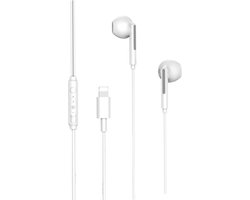 Oordopjes - Geschikt voor iPhone met Lightning aansluiting - Oortjes met Draad - Wit