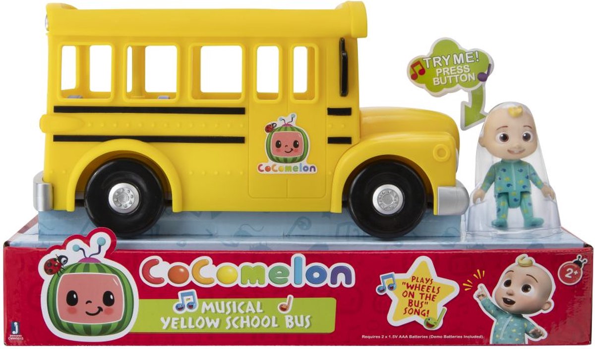 Cocomelon Feature Vehicle Yellow School Bus — afbeelding 9