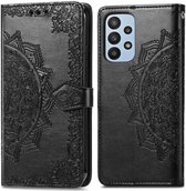 imoshion Hoesje - Geschikt voor Samsung Galaxy A23 (5G) - Mandala Bookcase - Zwart