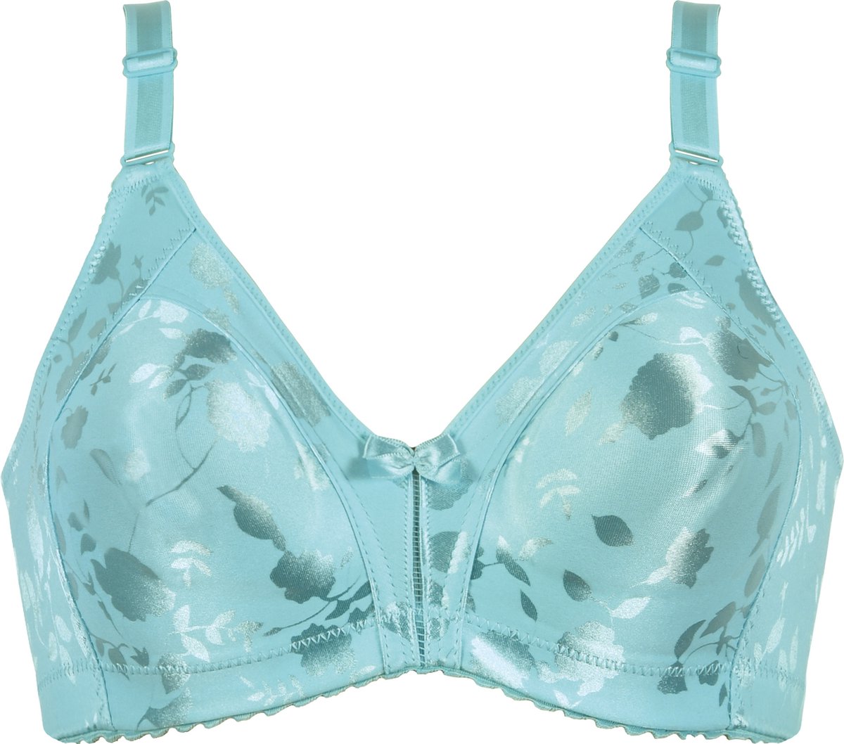 Naturana - Minimizer bh met bloemenpatroon - 5363 - Aquamarine - 95D