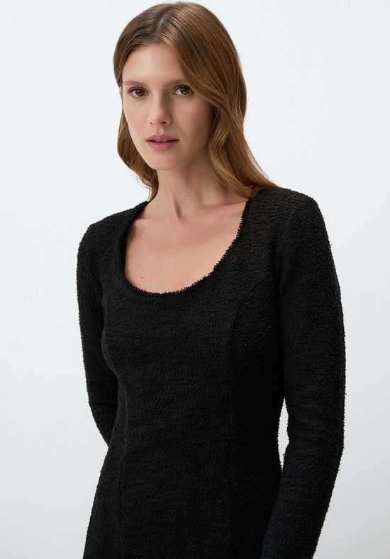 Kendall Gebreide Jurk | Dames jurk met lange mouwen en warme stof