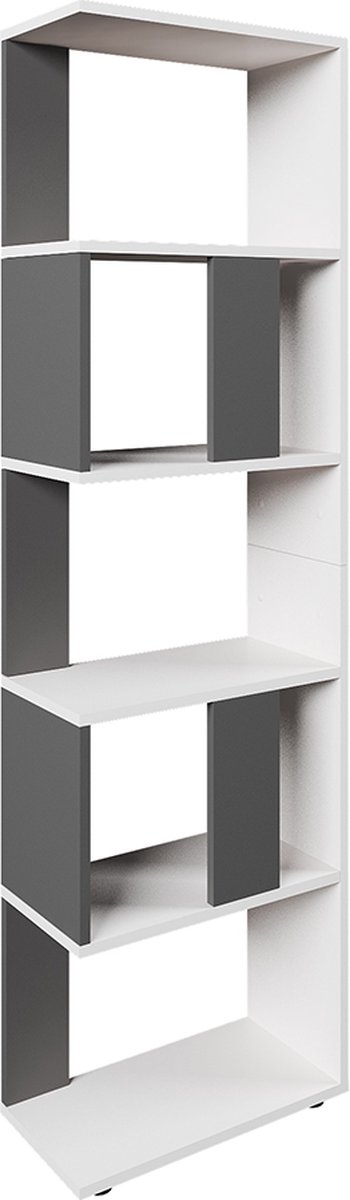 Vicco Ruimteverdeler – 45 x 162.6 cm Antraciet/wit