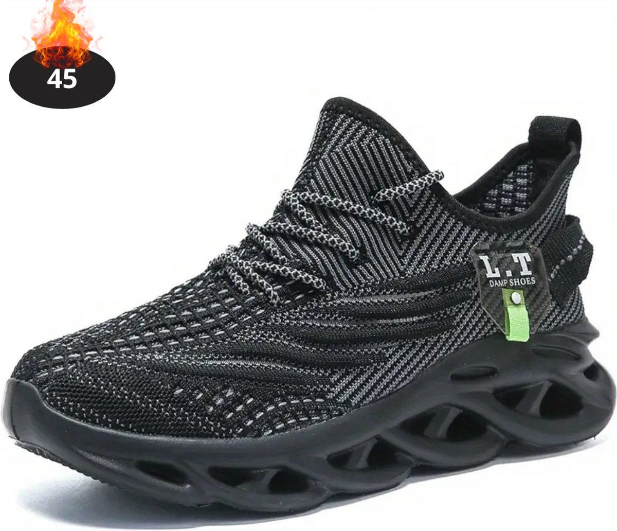 Nivard Schoenen Heren Sneakers Comfortabel Casual Volwassen Zwart