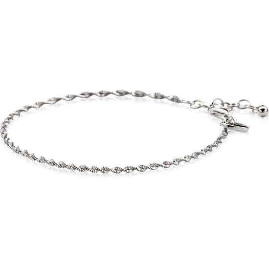 ZINZI zilveren singapore armband met glinsterende gedraaide schakels 1,9mm breed 17-20cm ZIA2585
