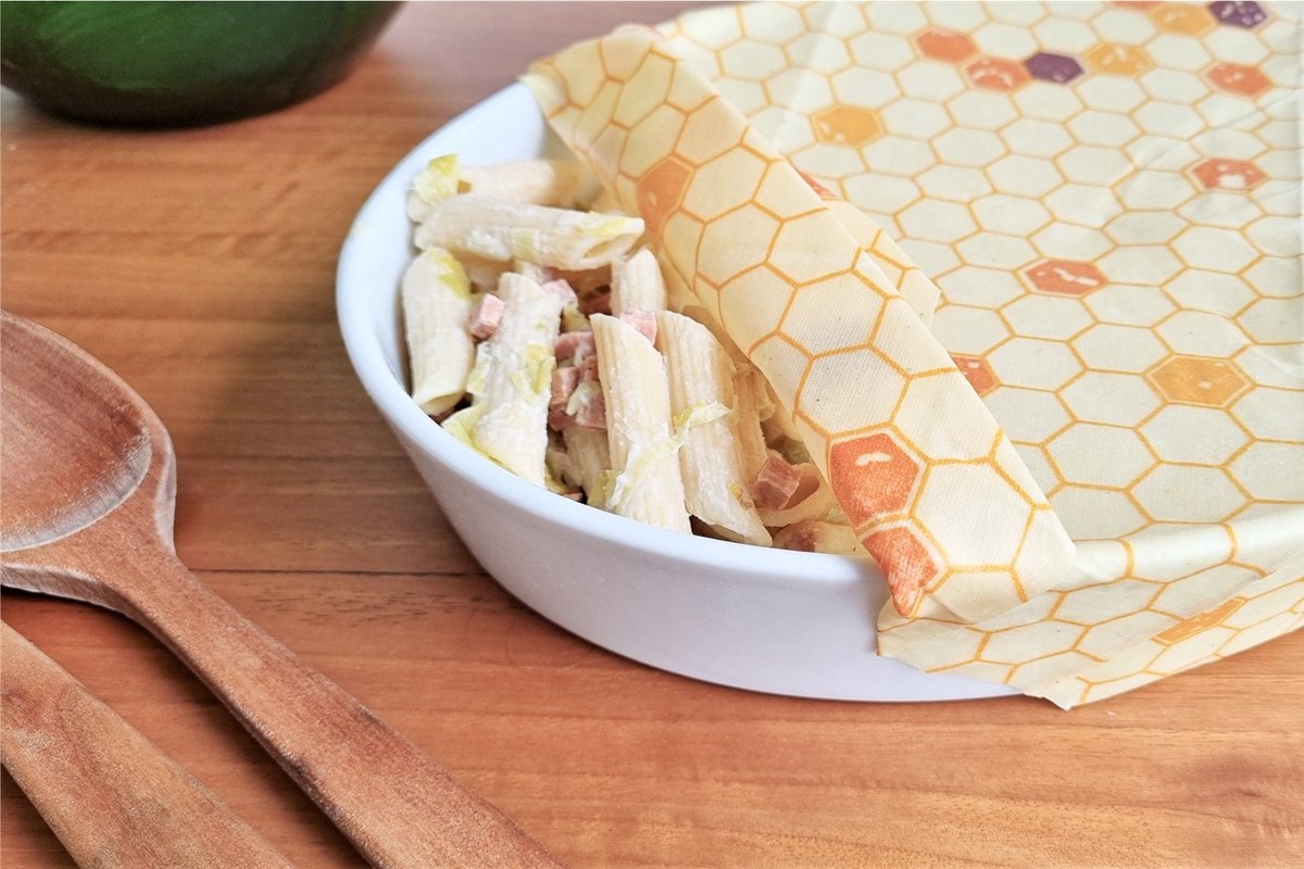 Biologische Bijenwas Doeken | 3 Pack Combinatie S/M/L | Herbruikbaar | Plastic Vrij | Duurzaam Cadeau | Plastic-Free Alternative to Cling Film | Organic Beeswax Food Wraps Set x 3 — cadeau in Kookcadeaus - foto 3