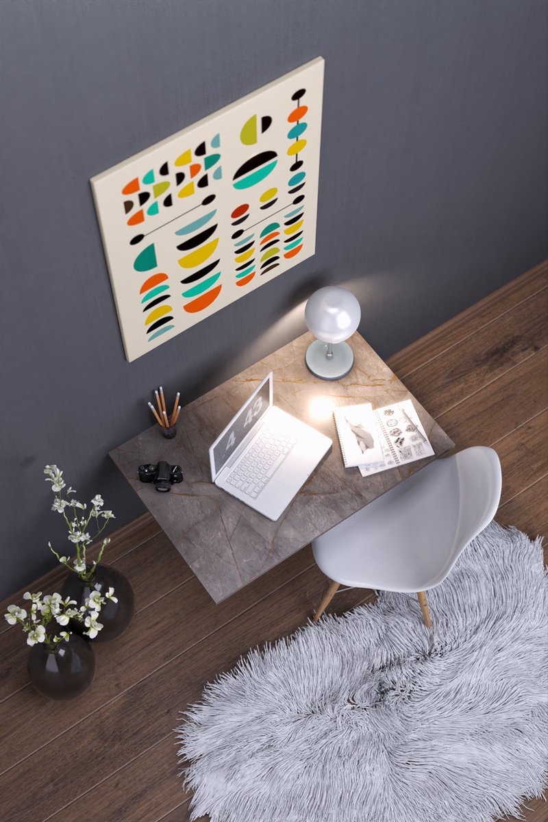 Moka Park -Inklapbaar Tafel - Studeerbureau - Klaptafel - Inklapbare Tafel - Vouwtafel - Uitschuifbare Tafel - Haltafel - Opvouwbaar Tafel - Grijs