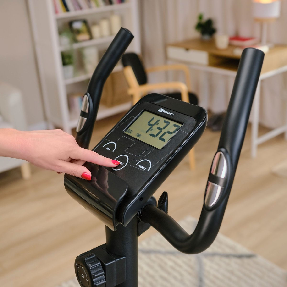 Hop-Sport Hometrainer HS-2080 Spark fitnessergometer met - afbeelding 3