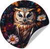 Hibou, Fleurs
