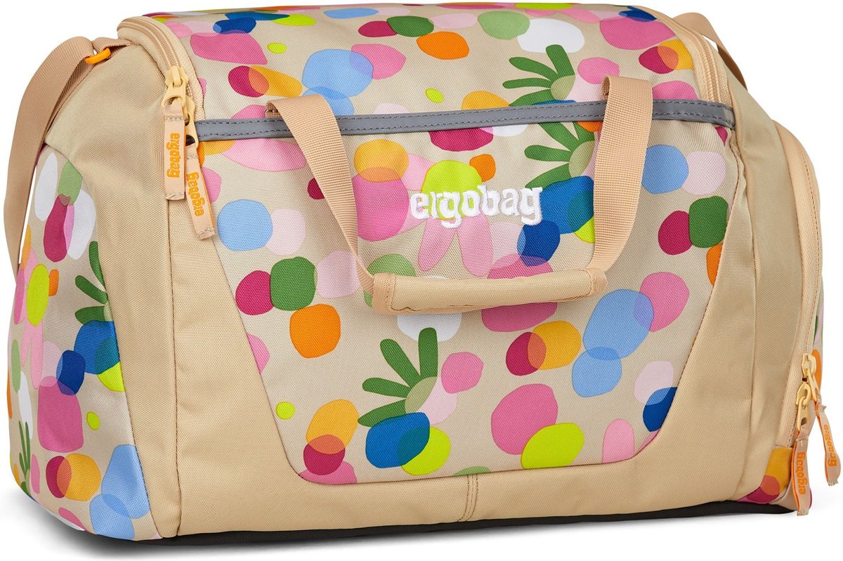 ergobag Sporttas Eco Hero-Edition Sportbag Flower PowBär Beige