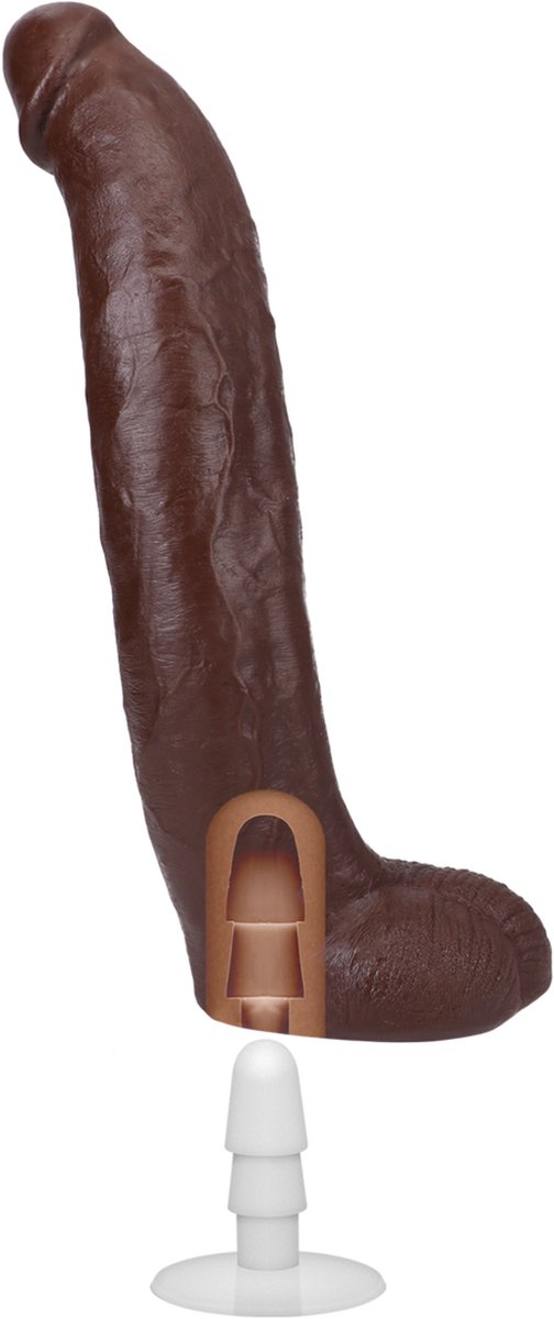 Brickzilla Realistic Ultraskyn Dildo 13 / 33 Cm Chocolate