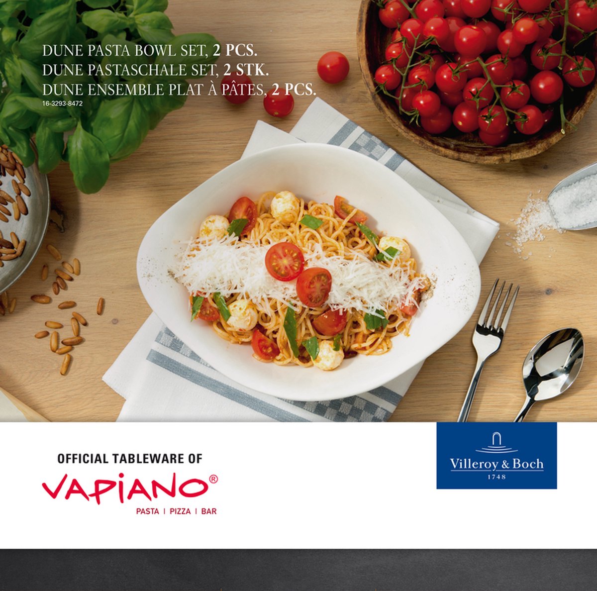 Villeroy Boch Vapiano Pastaschaal-set 2dlg bol