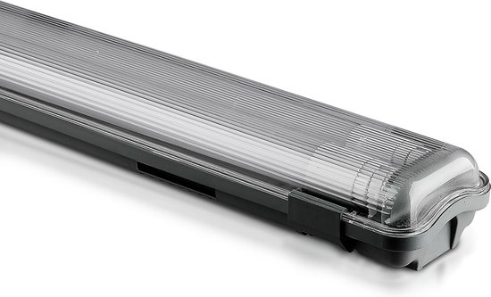 HOFTRONIC™ LED TL Armatuur 120 cm – R-Serie Tri-Proof – IP65 waterdicht – 36 Watt – 3600 Lumen – 100 lumen/watt – 6500K daglicht wit licht – Flikkervrij – Compleet HOFTRONIC™ LED TL Armatuur 120 cm – R-Serie Tri-Proof – IP65 waterdicht – 36 Watt – 3600 Lumen – 100 lumen/watt – 6500K daglicht wit licht – Flikkervrij – Compleet