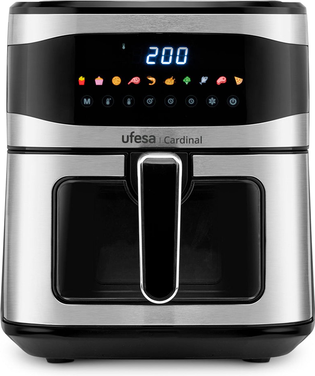 Ufesa 72805982 friteuse Enkel 6 l Vrijstaand 1700 W Heteluchtfriteuse Zwart