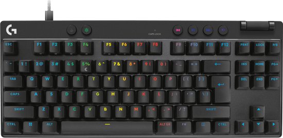 Logitech G Pro X TKL Rapid - Bedrade Gaming Toetsenbord - Qwerty US - Zwart