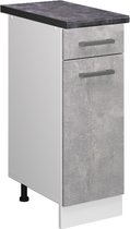 Vicco R- Line Cuisine – 30 cm, WB Anthracite Béton, WB Anthracite