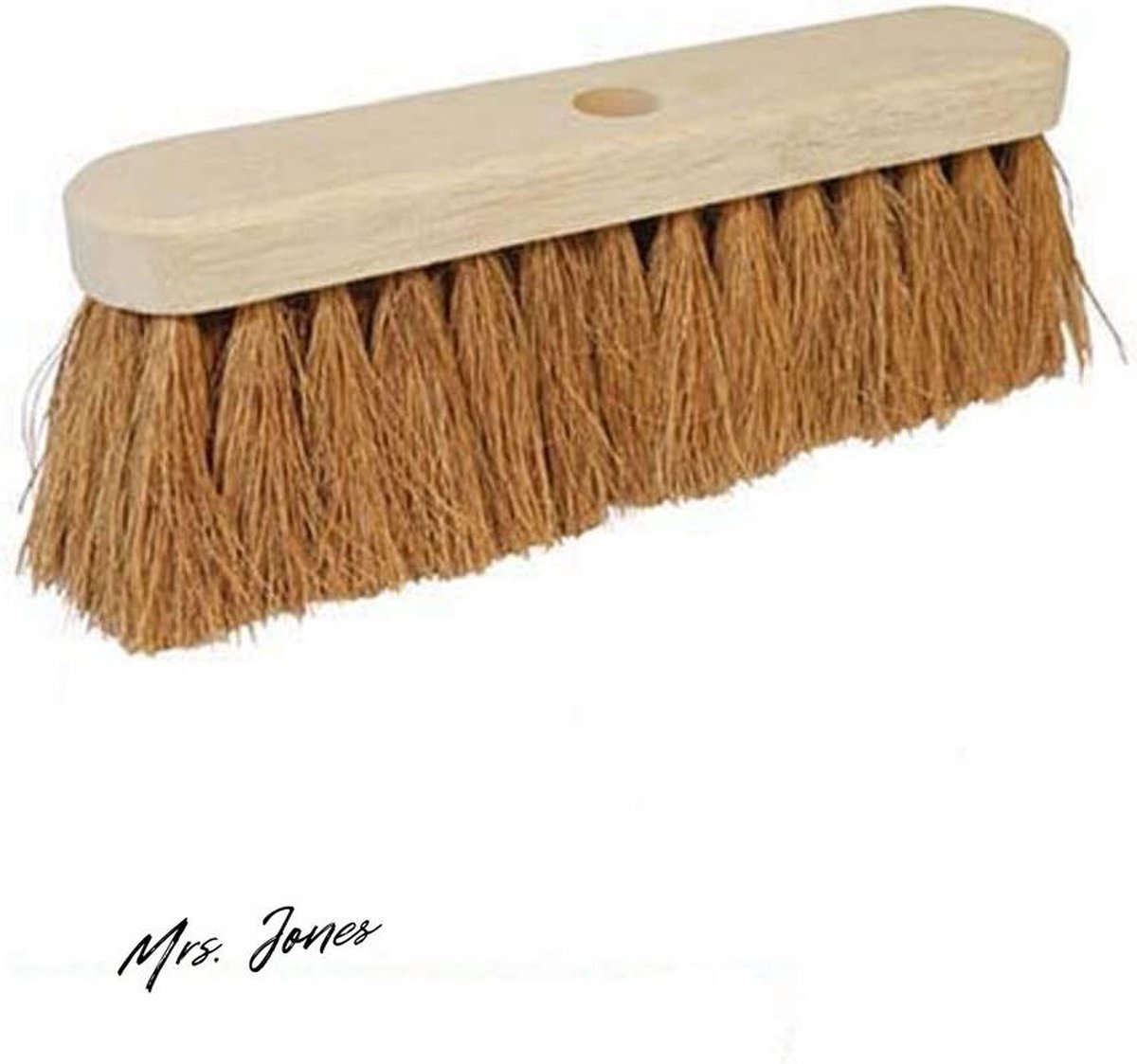 Mrs. Jones Deluxe Zachte Coco Bezem - 300mm (12") - Zilverkleurig