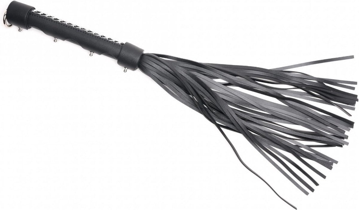 Goedkoopste 665 - Vegan Flogger - Kunstleer - Zwart