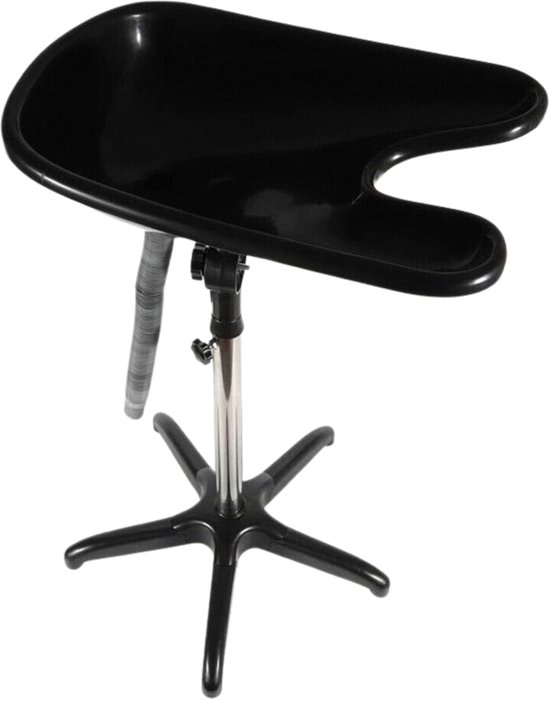 Lavabo mobile - Zwart - Hauteur réglable - Lavabo mobile - Lavabo cheveux - Lavabo coiffure - Coiffeur mobil home
