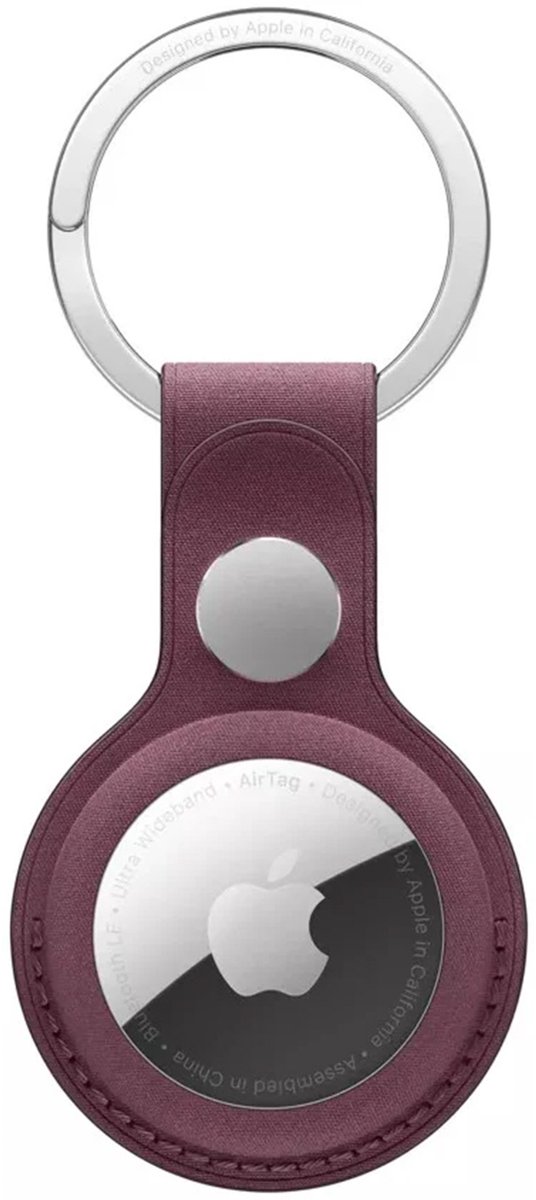 Apple - AirTag Sleutelhanger - FineWoven Key Ring - Mulberry