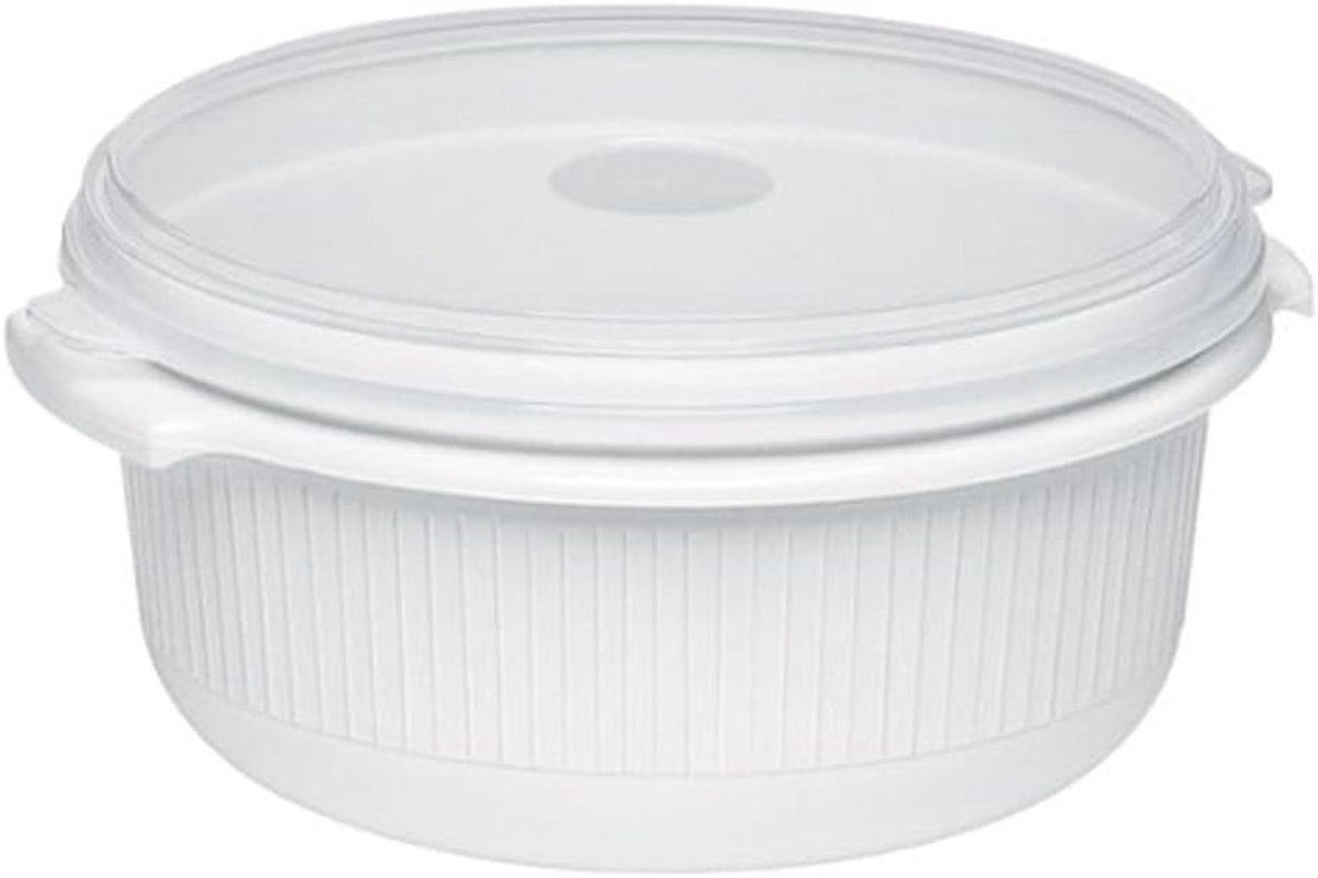 SCH® Magnetron Bakjes met Deksel - Bakjes met Deksel - Wit - ‎22cm x 19cm x 11cm
