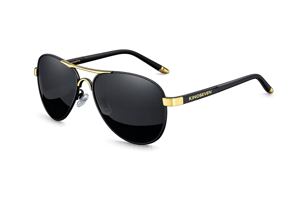 Kingseven Zwart - Gepolariseerd - Zonnebril Heren - Sunglasses - Zomertrend