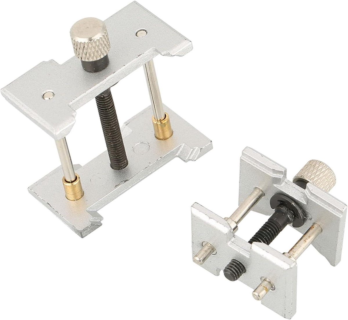 Omkeerbare Metalen Horloge Beweging Reparatie Tool - Horlogehouder met Klemmen