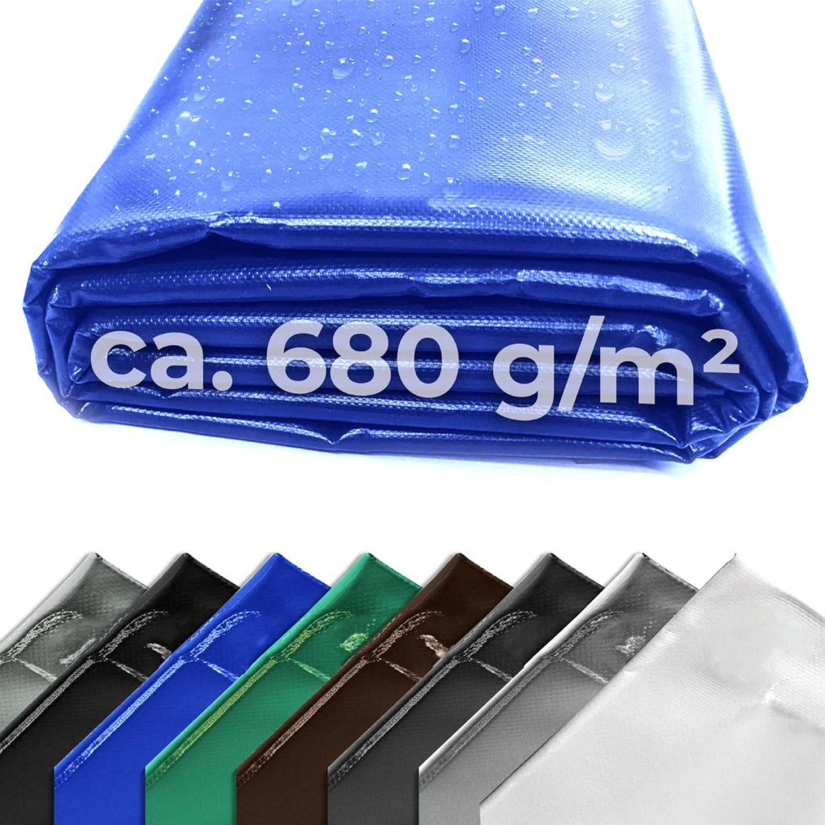 Zeil PVC Vrachtwagen 680 g/m² - Waterdicht en Scheurbestendig - Per Meter en Afmeting
