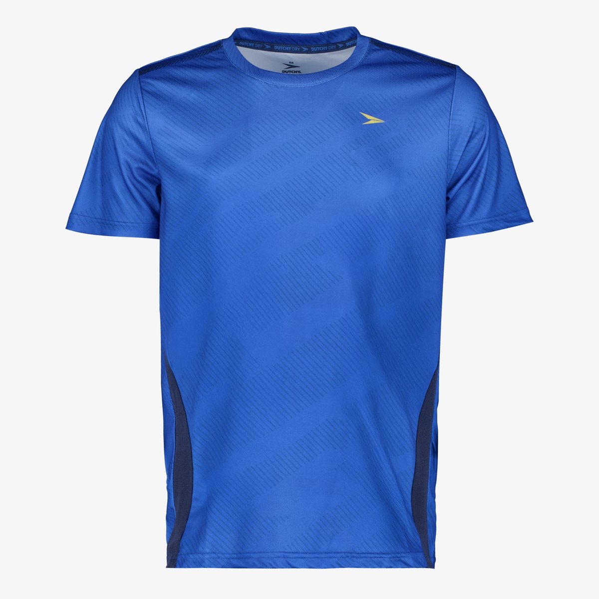 Dutchy Dry heren voetbal T-shirt met print blauw - Maat M