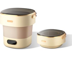 SCH® Mini Wasmachine - Wasmachine - Beige - 33cm x 33cm x 17cm