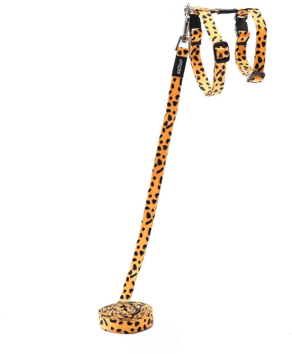 Rogz Fusioncat Tuig En Lijn - Kattentuig - Cheetah S