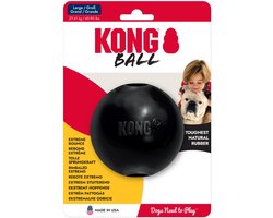 Kong Extreme Ball - Hondenspeelgoed - Zwart Large