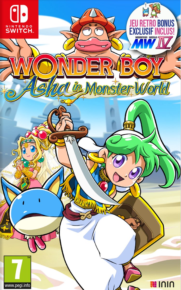 Wonder Boy Asha in Monster World