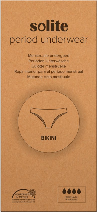 Sous-vêtements menstruels Solite - Slips menstruels - Pantalons menstruels - Sous-vêtements menstruels - Sous-vêtements menstruels - Taille L