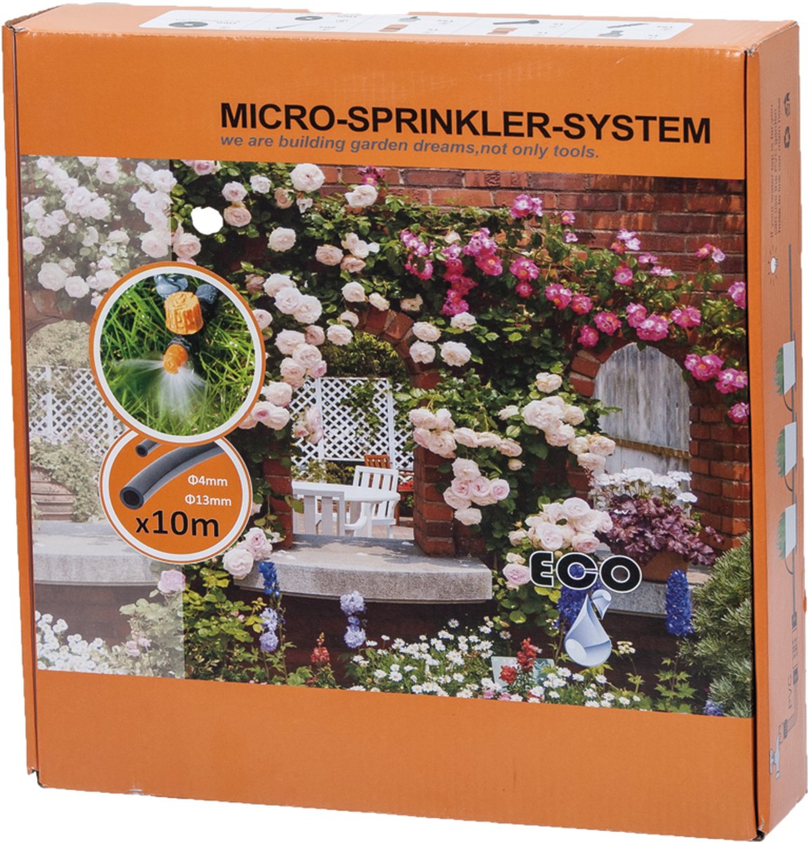 AGTECH Garden - Mistset met 8 Openingen - Zwenksproeier