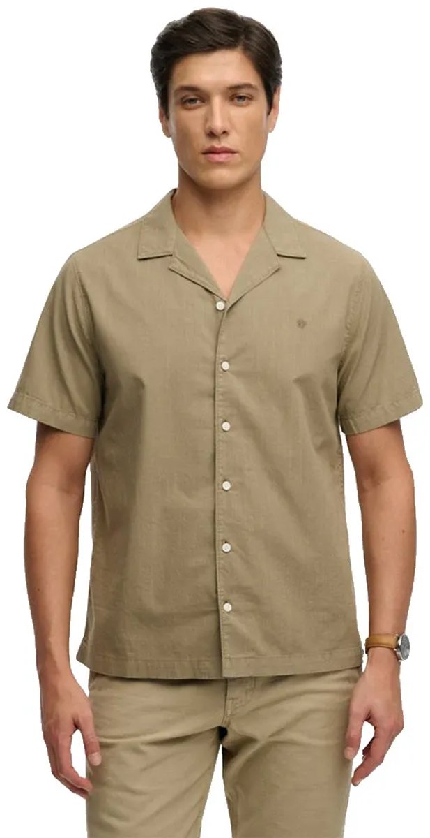 Superdry Cabana Overhemd Met Korte Mouwen S Man Groen