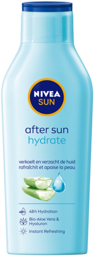 NIVEA SUN Hydraterende & Kalmerende Aftersun Lotion - Met Hyaluronzuur en Aloë Vera - 400 ml