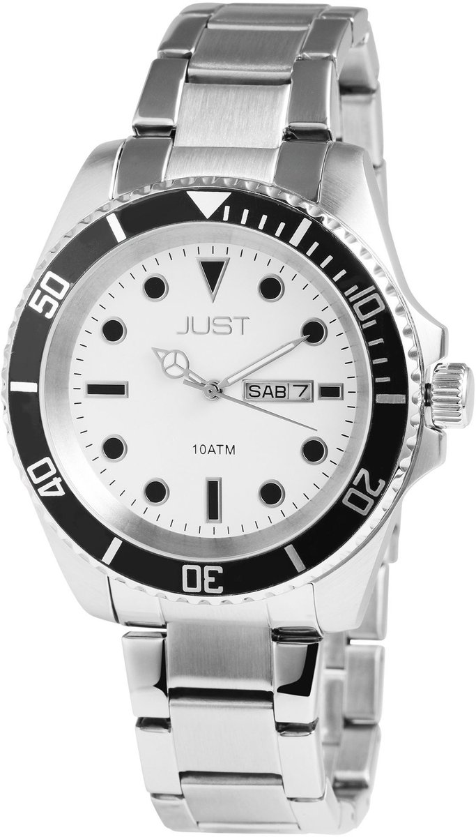 JUST Herenhorloge van roestvrij staal Sam Just herenhorloge van roestvrij staal