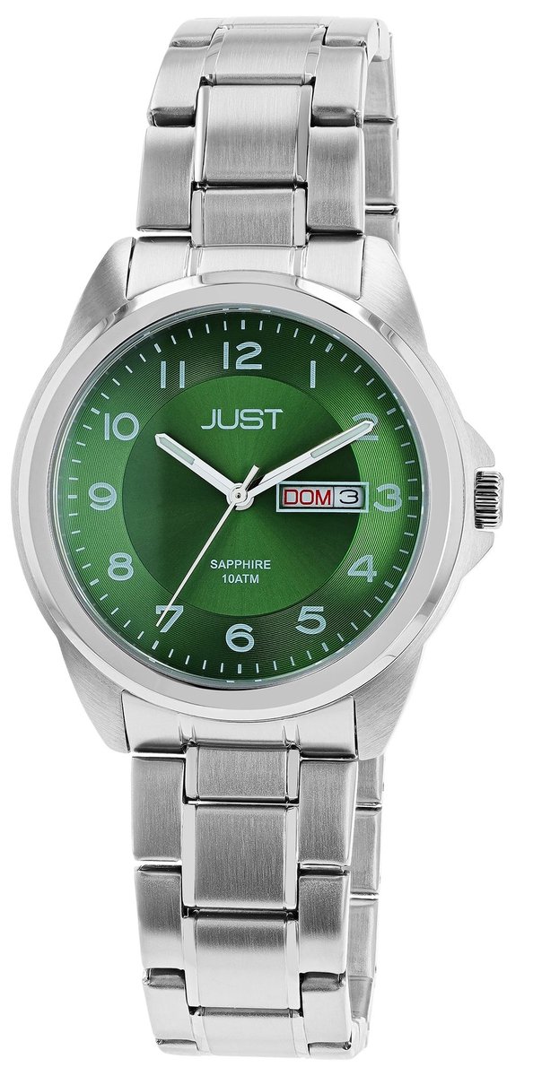 JUST Herenhorloge van roestvrij staal Mads JUST "Mads" herenhorloge van roestvrij staal met roestvrijstalen band en