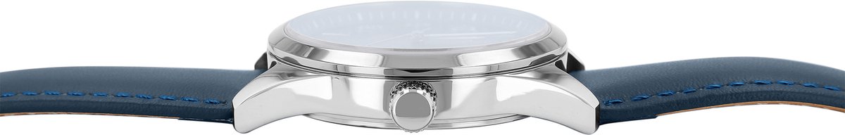 JUST WATCH herenhorloge echt leer datumweergave