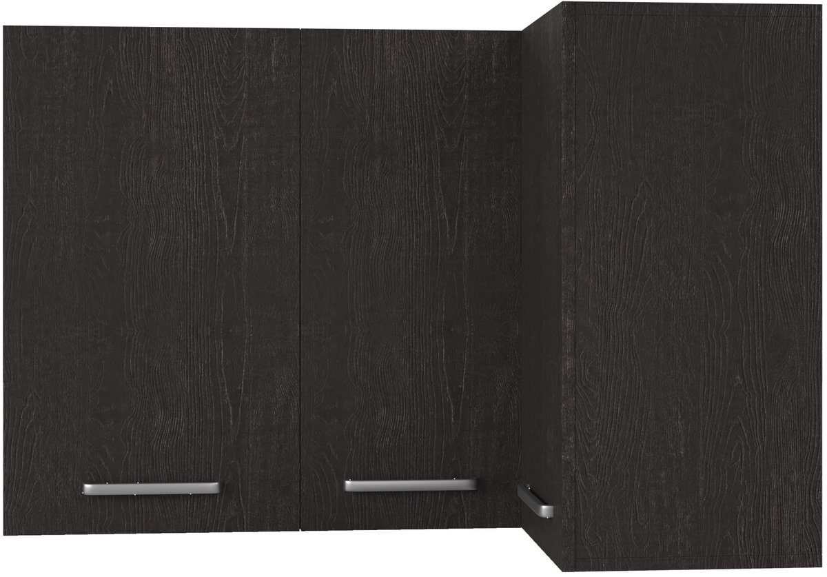Wasophoogte® Keukenkast - Bovenkast keuken - Module O16 - 1150(D)*700(B)*770(H) mm - Zwart