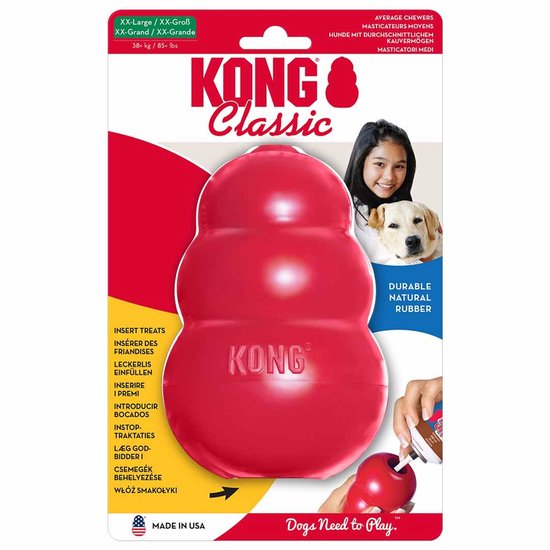 Kong Chew Bone - Jouet pour chien - Rouge - XXL
