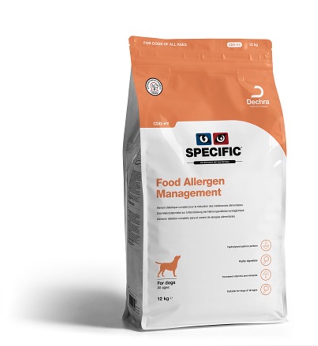 12kg Dog CDD Food Allergy Management Specific Hondenvoer