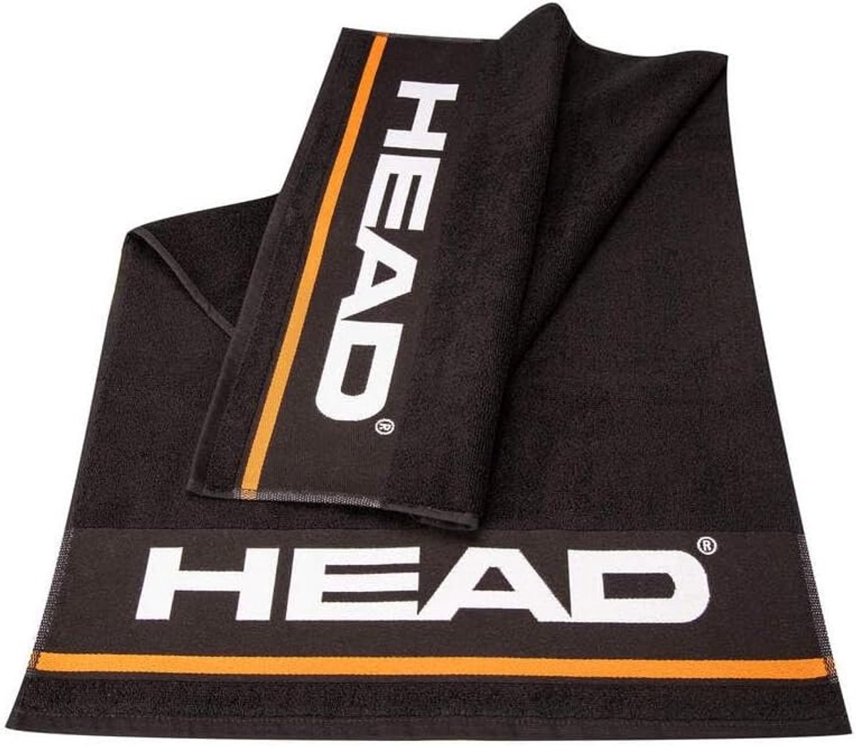 Katoenen Handdoek - Zachte Klassieker - Sport en Outdoor - Superzacht en Sneldrogend - Maat L - Zwart