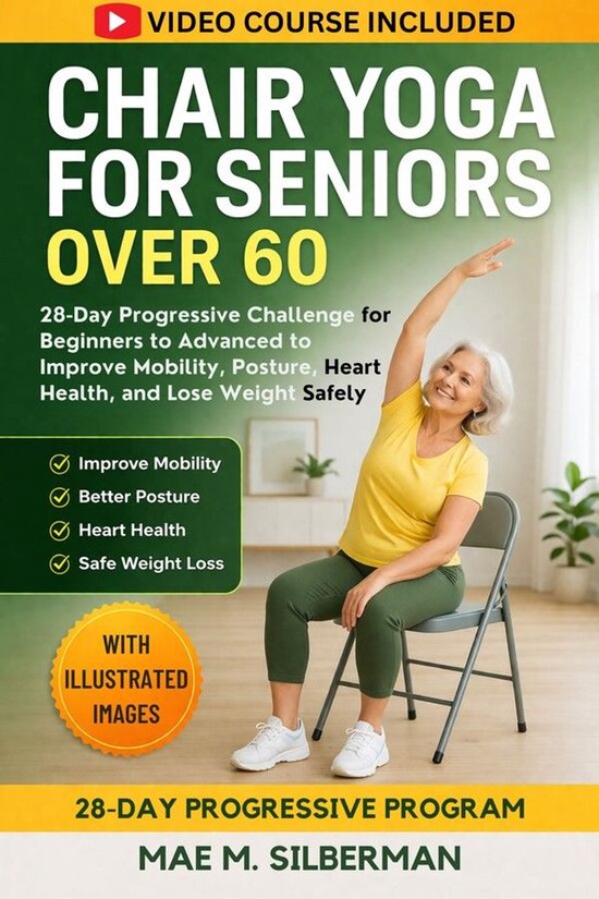 Chair Yoga for Seniors Over 60 - cover