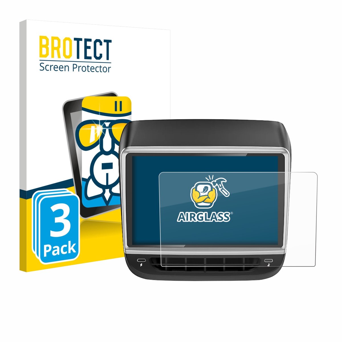 Screenprotector 3 Stuks voor Tlyard T10 Beschermglas transparant
