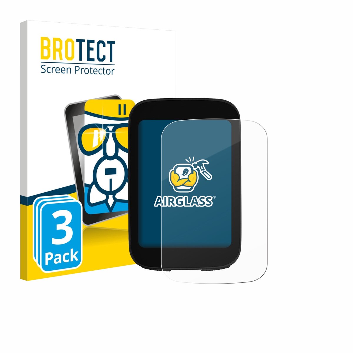 Screenprotector 3 Stuks voor Bikevee BKV300B 2.4" Beschermglas transparant