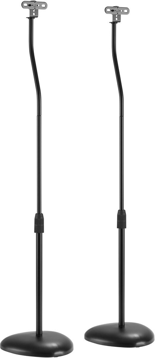 Set van 2 Universele, In Hoogte Verstelbare Speaker Stands