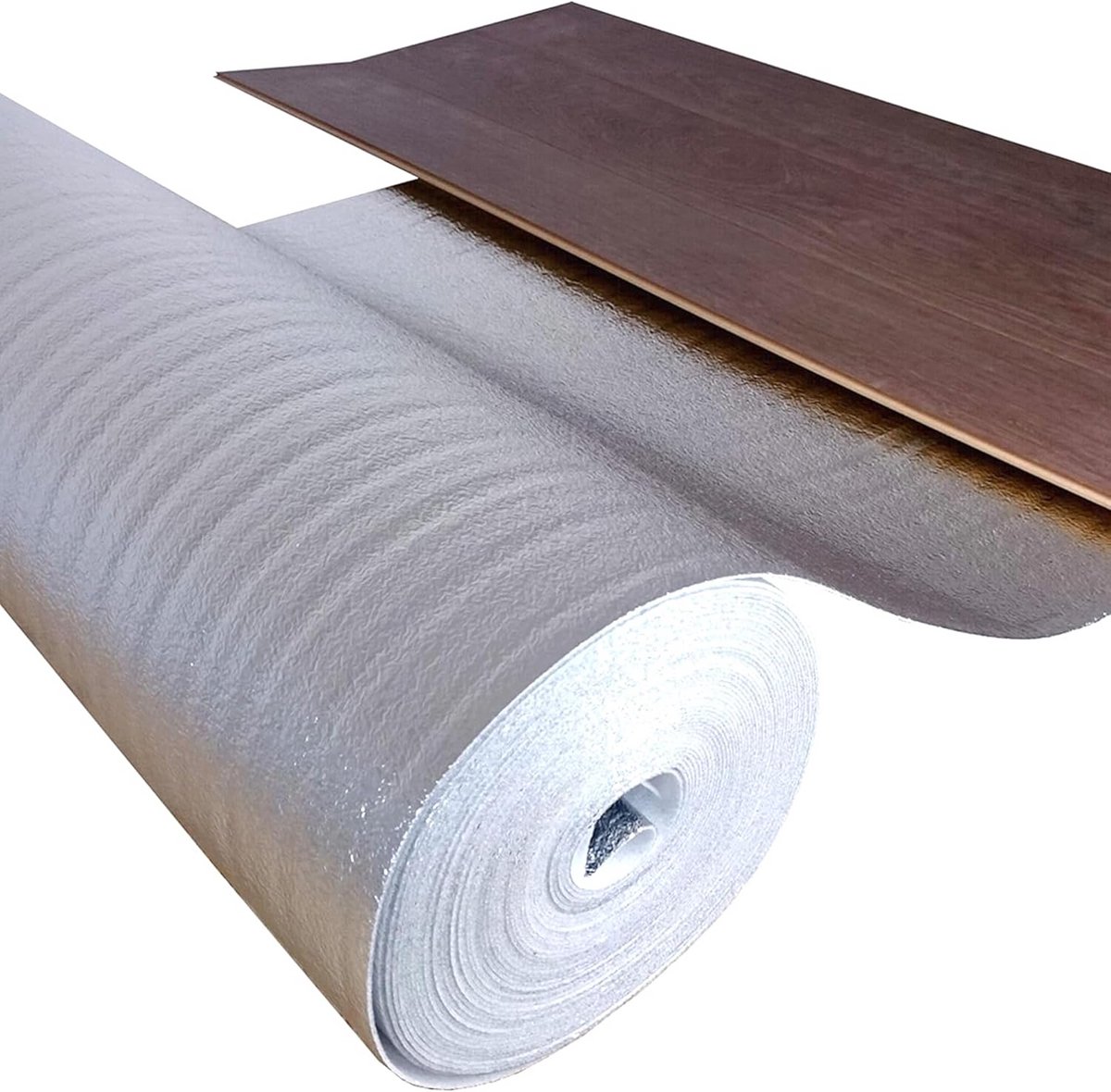 Geluidsisolatie ALU - PE schuim met aluminium dampscherm voor trapgeluid en loopgeluid (25 m²)